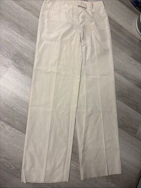 Prada Men's Cream Dress Trousers - Straight Leg